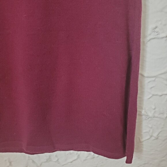 Lord & Taylor Sleeveless Merino Wool Tunic Sweater - Picture 7 of 7